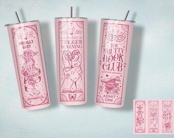 The Smutty Book Club 20oz Insulated Tumblers