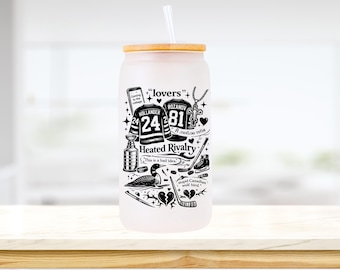 HR Heated Rivalry Themed Frosted Tumblers – 16oz