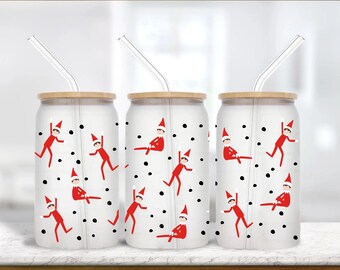 Holiday Themed Frosted Tumblers – 16oz