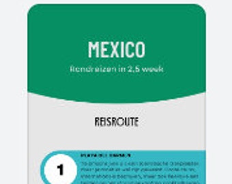 Itinerary for 2.5 weeks in Mexico