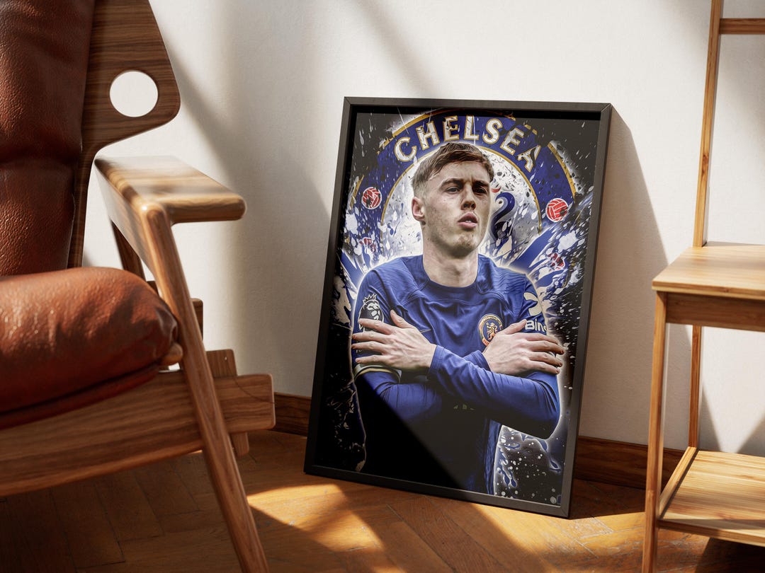 Cole Palmer Chelsea Art Poster - Football Poster - Soccer Poster Art ...