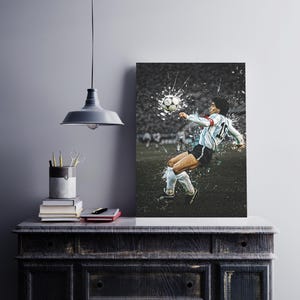 Football Poster - Diego Maradona - Argentina - Legendary Football Player - Maradona - Football Poster Art - Soccer Poster - Digital Print