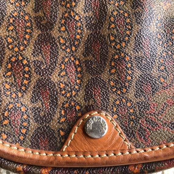 Vintage Escada Paisley Leather Mini Crossbody - image 3