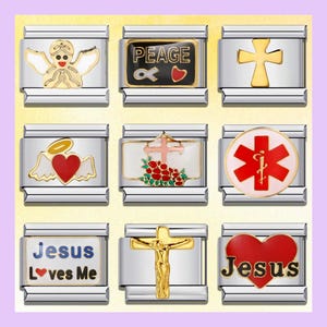 Religious belief/Jesus Italian Charms \ Italian Charm Bracelet \ Italian Bracelet \ Charm for Bracelet