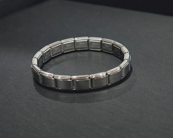 Starter Italian Bracelet \ 18 blank charms \ 9mm Charm for Bracelet