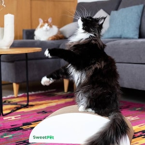 Interaktives Katzenspielzeug, Kratzbaum, Sisalkratzer, Modernes Katzenmöbel, Kratzmatte, Katzenspielmöbel, Einzigartige Geschenke für Katzenliebhaber