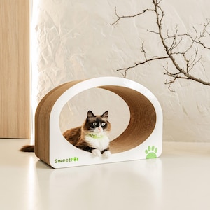 Umweltfreundlicher Katzenkratzbaum, Sisalkratzer und Matte, interaktive Katzenspielmöbel, moderne Katzenmöbel, Haustierbedarf, Haustiergeschenke