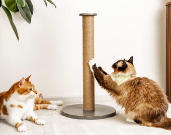 Sisal kattentoren, verticale krabpaal, modern kattenmeubel