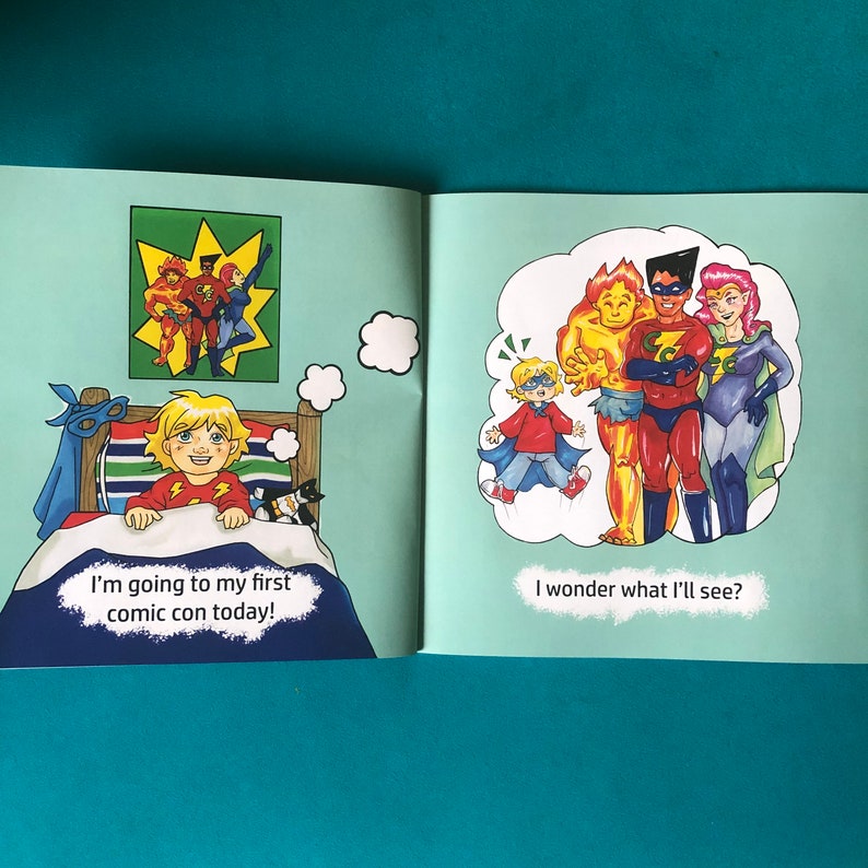 Children's Picture Book: I'm Going to My First Comic Convention by Geek Mamas Candy Keane and Katherine Margaritis image 3