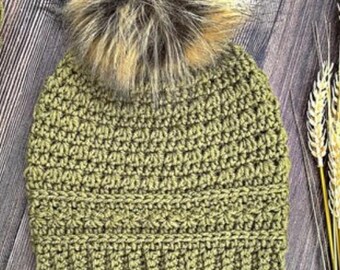Padrão de gorro de crochê Snow Canyon | Download fácil de chapéu de inverno em PDF | Tutorial de gorro de crochê para iniciantes | Padrão de gorro faça você mesmo