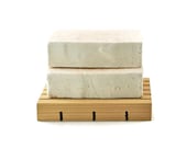 Tropical Coconut Sea Salt Soap | Vegan Salt Bar, Luxury Cold Process Soap, Palm Oil Free Soap | Tropical Coconut Salt Soap