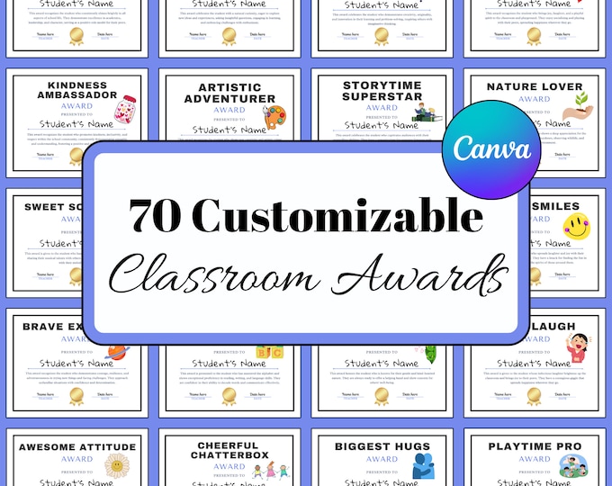 40 Customizable Camp Awards Fun Animal Themed Summer Camp Certificates 40 Customizable Camp Awards Fun Animal Themed Summer Camp Certificates