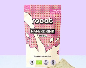 reoat oat drink powder Barista (organic, vegan, gluten-free) - bulk pack (500g)