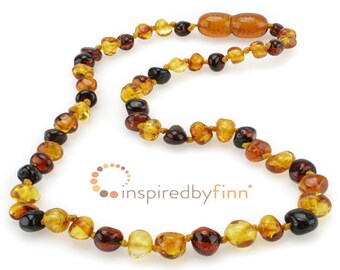 inspired by finn amber teething necklace