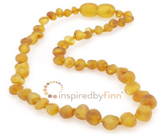 inspired by finn amber teething necklace