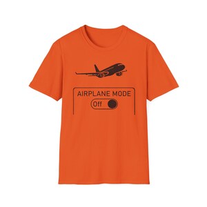 Funny Airplane Mode On Travel Shirt, Gift for traveller, Aviation Humor Tee, Gift for Flight Attendant, Pilot Graduation Gift image 16