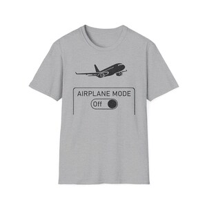 Funny Airplane Mode On Travel Shirt, Gift for traveller, Aviation Humor Tee, Gift for Flight Attendant, Pilot Graduation Gift image 15