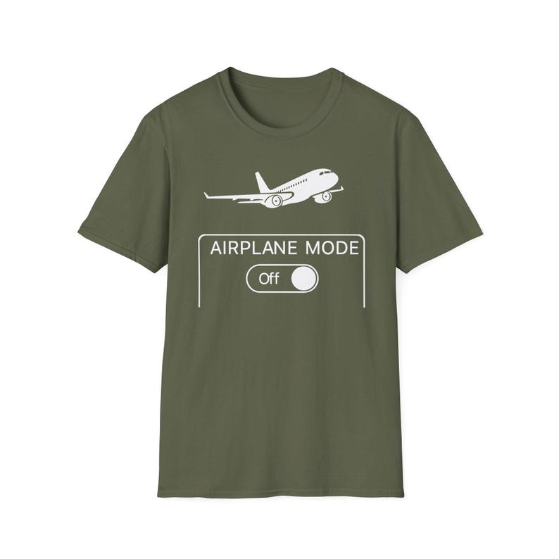 Funny Airplane Mode On Travel Shirt, Gift for traveller, Aviation Humor Tee, Gift for Flight Attendant, Pilot Graduation Gift image 17
