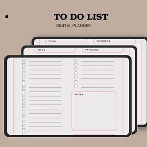 White Minimalist Simple To Do List Planner, elegant daily organizer for productivity lovers, perfect gift for students and professionals