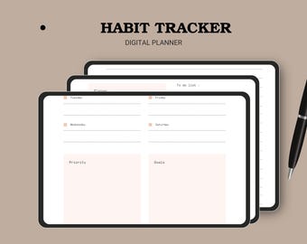 Minimal Modern Daily Weekly Planner, Chic Planner for Productivity and Focus, Unique Gift for Graduates and Goal-Driven Individuals