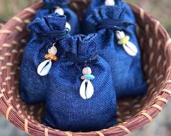 Gullah Geechee Hag Protector Pouch with Salt & Herb