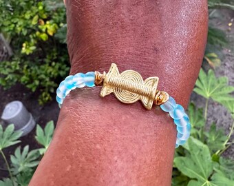Akan Sun and Moon Bracelet | Mermaid Glass