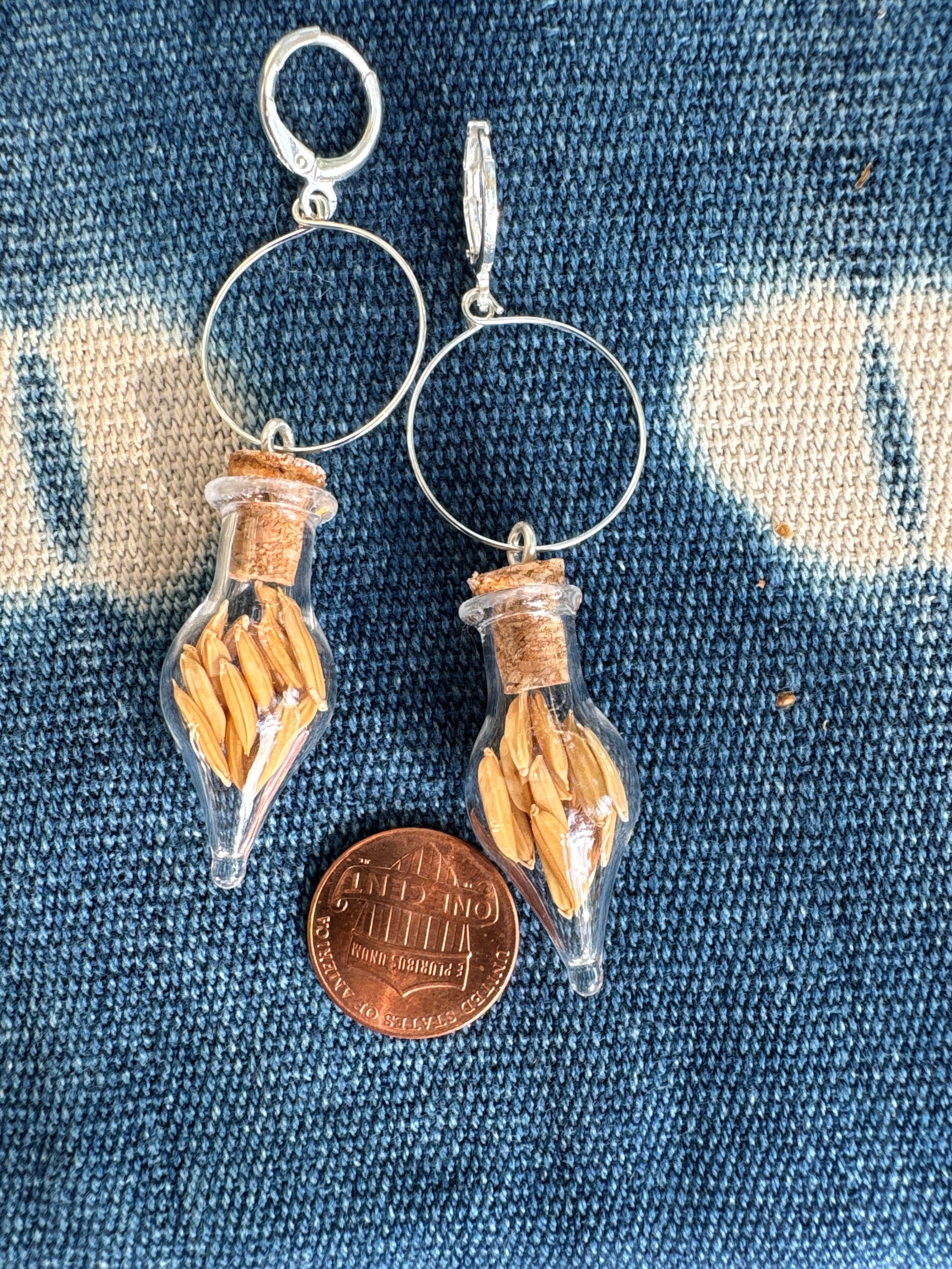 Gullah Geechee Carolina Gold Rice Earrings - Etsy