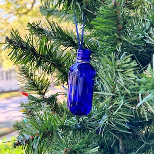 Gullah Geechee Blue Bottle Tree Ornament