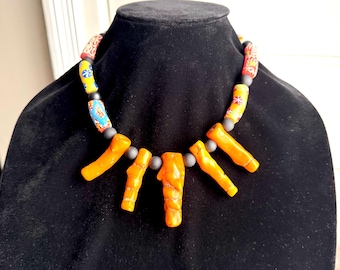 Mami Wata African Trade Bead Necklace
