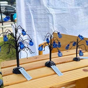Gullah Geechee Blue Bottle Tree - Etsy