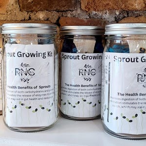 Sprout growing kits.