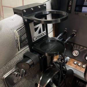Airplane Cup And Headset Holder