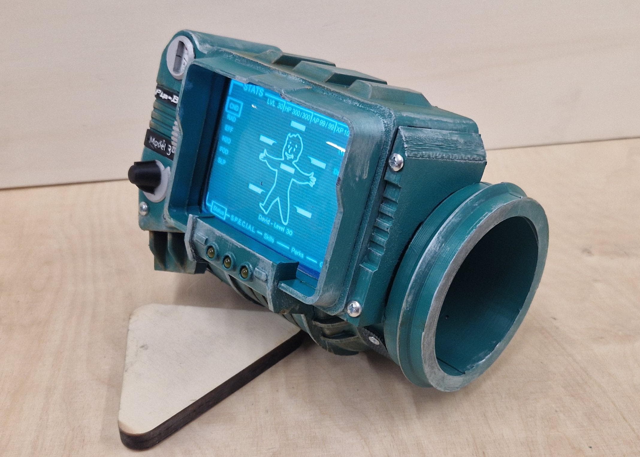 Fallout Show Props Pip-boy 3000 Isnpired Prop (luminescent EL Panel) - Etsy