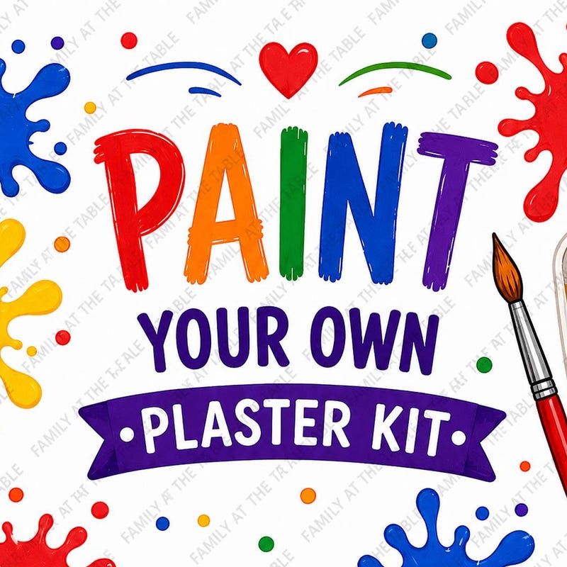 Plasterboard Inset Craft Your Plaster Kit - Etsy