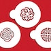 Celtic Knots Stencil Set for Cookies, Cakes & Cupcakes - Designer Stencils (C317) face painting