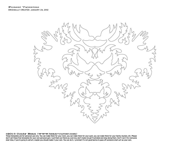Download Pioneer Valentine Papercutting Template Svg Dxf For Silhouette Or Cricut Pdf For Handcut Mixed Media Collage Art Collectibles Kromasol Com