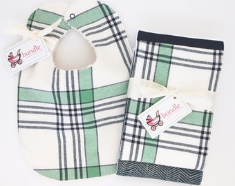 Burp the Baby Beaufort Plaid Set