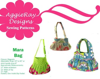 Pleated Handbag Sewing Pattern, DIY Sewing pattern, easy to sew handbag pattern, cotton handbag pattern, purse sewing patterns, purse diy