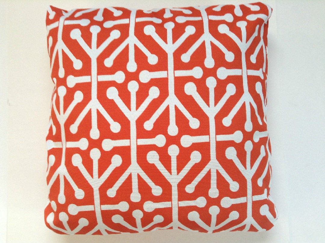 OUTDOOR Aruba Orange Decorative Throw Pillow Cover choose Etsy