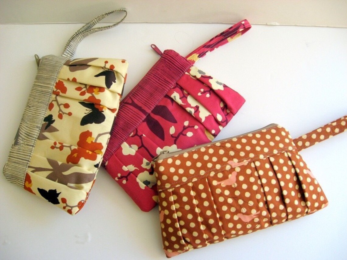 INSTANT DOWNLOAD Pdf Sewing Pattern Aggie Clutch Wristlet 3 - Etsy