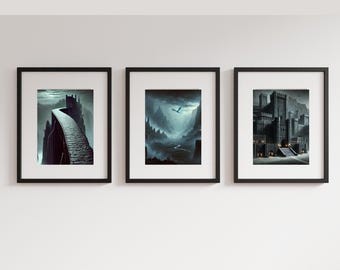 Basgiath War College Printable Wall Art | Fourth Wing Inspired Digital Download - Digital Products