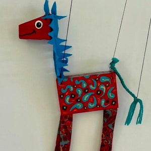 Wooden Horse Marionette