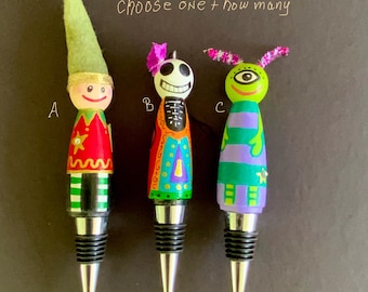 Wine bottle stoppers