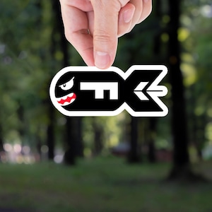 F bomb sticker, funny bomb decal, edgy meme sticker, bullet character sticker, sarcastic humor decal, gaming sticker, cartoon bomb art