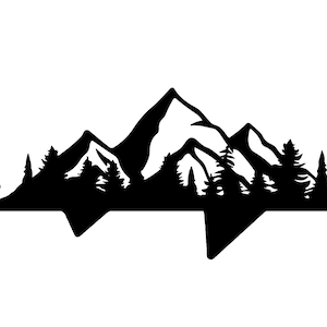High Quality Bigfoot Mountain Vinyl Decals for 2019-2025 RAV4 Badge | Die Cut | Car Decal