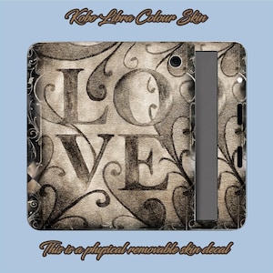 Love Kobo Libra Colour Skin: Removable Vinyl Decal