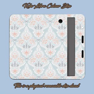 Floral Kobo Libra Colour Skin: Removable Vinyl Decal