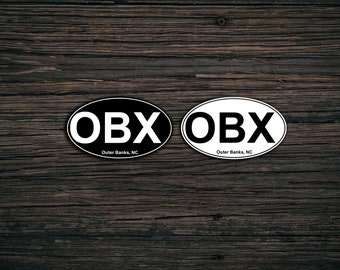 OBX Sticker: Outer Banks North Carolina Vinyl Decal