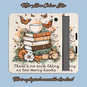 Bookish Vinyl Skin for Kobo Libra Colour: Removable eReader Decal