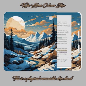 Mountains Skin Decals | Kobo Vinyl Cover | Kobo Decal | Kobo Sticker | Kobo Accessory | Bookish Gifts | | Book Lovers | Removeable